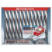 Hershey's Candy Canes, Chocolate Mint, 12 Each