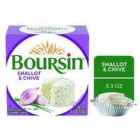 Boursin Shallot & Chive Gourmet Cheese Spread, 5.3 Ounce