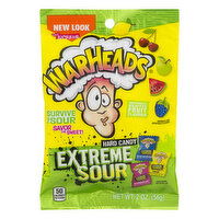 Warheads Hard Candy, Extreme Sour, 2 Ounce