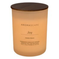 Aromascape Candle, Mango Peach, Joy, 1 Each