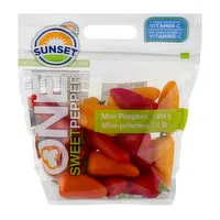 Sunset Mini Pepper Mix, Organic, 16 Ounce