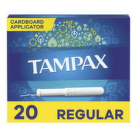 Tampax Tampax Cardboard Tampons Regular Absorbency, 20 Ct, 20 Each