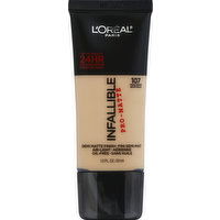 L'Oreal Infallible Pro-Matte Demi-Matte Finish, Fresh Beige 107, 1 Ounce