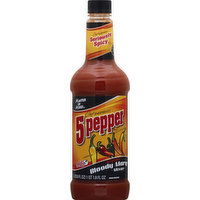 Master of Mixes Mixer, Gourmet, Bloody Mary, 5 Pepper, 33.8 Ounce