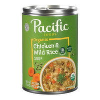 Pacific Foods Organic Chicken and Wild Rice Soup, 16.3 Ounce