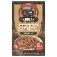 Kodiak Oatmeal, Protein Packed, Chocolate Chip, 6 Each