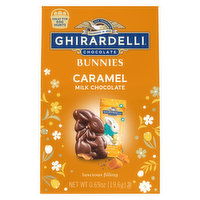 Ghirardelli Milk Chocolate, Caramel, Bunnies, 0.69 Ounce