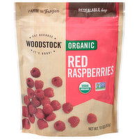 Woodstock Organic Red Raspberries, 10 Ounce