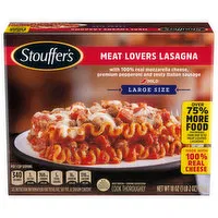 Stouffer's Lasagna, Meat Lovers, Mild, Large Size, 18 Ounce