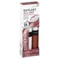 CoverGirl Outlast All-Day Lip Color with Topcoat, Dusty Blush 120, 1 Each