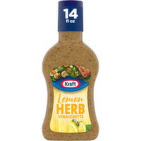 Kraft Lemon Herb Vinaigrette Salad Dressing, 14 Fluid ounce