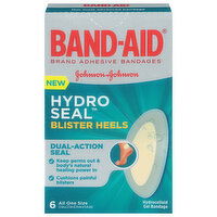 Band-Aid Hydro Seal Adhesive Bandages, Heel, 6 Each