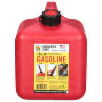 Midwest Can Gasoline Container, 2 Gallon