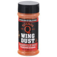 Kosmos Q Wing Dust Seasoning, Chicken Wing, Nashville Hot, 4.5 Ounce