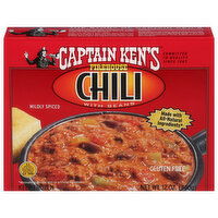 Captain Kens Firehouse Chili with Beans, 12 Ounce