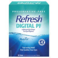 Refresh Digital PF Lubricant Eye Drops, 30 Each