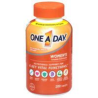 One A Day Tablets Women's Complete Multivitamin, 200 Each