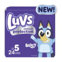 Luvs Platinum Protection Platinum Protection Baby Diapers, Size 5, 24 Each