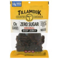 Tillamook Country Smoker Beef Jerky, Zero Sugar, Original, 6.5 Ounce