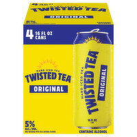 Twisted Tea Original Hard Iced Tea, 4 Each