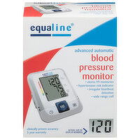 Equaline Blood Pressure Monitor, Advanced Automatic, 1 Each