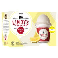 Lindy's Lemon Italian Ice, 6 Cups, 36 Fluid ounce