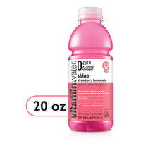 vitaminwater Sugar Shine, Electrolyte Enhanced Water W/ Vitamins, Strawberry Lemonade Drink, 20 fl oz, 20 Fluid ounce