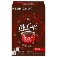 McCafe Coffee, 100% Arabica, Medium, Premium Roast, K-Cup Pods, 12 Each