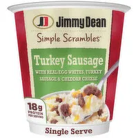 Jimmy Dean Simple Scrambles Turkey Sausage Breakfast Cup, 5.35 oz., 5.35 Ounce