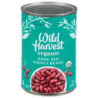 Wild Harvest Kidney Beans, Dark Red, Organic, 15 Ounce