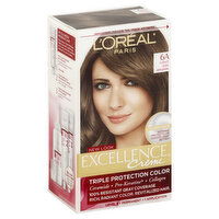 Excellence Permanent Color, Triple Protection, Light Ash Brown 6A, 1 Each