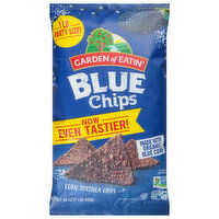 Garden of Eatin' Corn Tortilla Chips, Blue Chips, Party Size, 16 Ounce