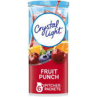 Crystal Light Fruit Punch Artificially Flavored Powdered Drink Mix, 6 Each