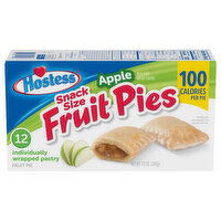 Hostess Fruit Pies, Apple, Snack Size, 12 Each