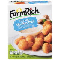 Farm Rich Mushrooms, Breaded, 17 Ounce