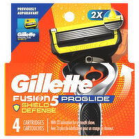 Gillette ProGlide Shield Razor Refills for Men, 4 Blade Refills, 4 Each