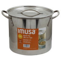 Imusa Stock Pot, 8 Quart, 1 Each