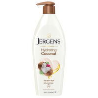 Jergens Moisturizer, Hydrating Coconut, 16.8 Fluid ounce