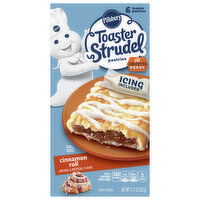 Pillsbury Toaster Strudel Toaster Pastries, Cinnamon Roll, 6 Each