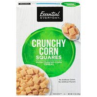 Essential Everyday Crunchy Corn Squares Cereal, 12 Ounce