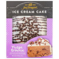 Jon Donaire Ice Cream Cake, Fudge Brownie, 46 Fluid ounce
