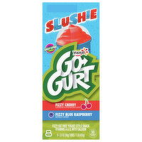 Go-Gurt Slushie Yogurt, Fat Free, Fizzy Cherry/Fizzy Blue Raspberry, 8 Each