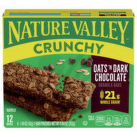 Nature Valley Granola Bars, Oats 'N Dark Chocolate, Crunchy, 6 Each