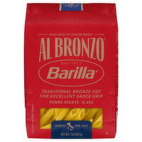 Barilla Al Bronzo Penne Rigate, N.352, 1 Pound