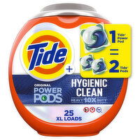 Tide Tide Tide Power PODS Laundry Detergent Pacs, Original, 25 Ct., 25 Each