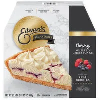 Edwards Signatures Cheesecake, Whipped, Berry, 23.5 Ounce