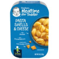 Gerber Mealtime for Toddler Pasta Shells & Cheese, 6 Ounce