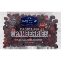 Bluewater Farms Fresh Cranberries, 12 Ounce