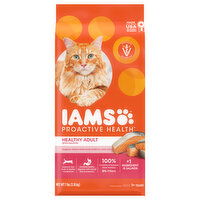 IAMS Proactive Health Cat Food, Salmon, Healthy Adult, 7 Pound