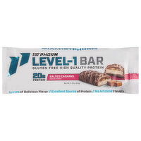 1st Phorm Level-1 Bar, Salted Caramel, 2.22 Ounce